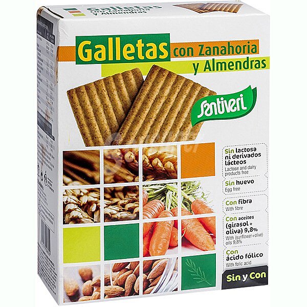 Galletas de almendras y zanahoria