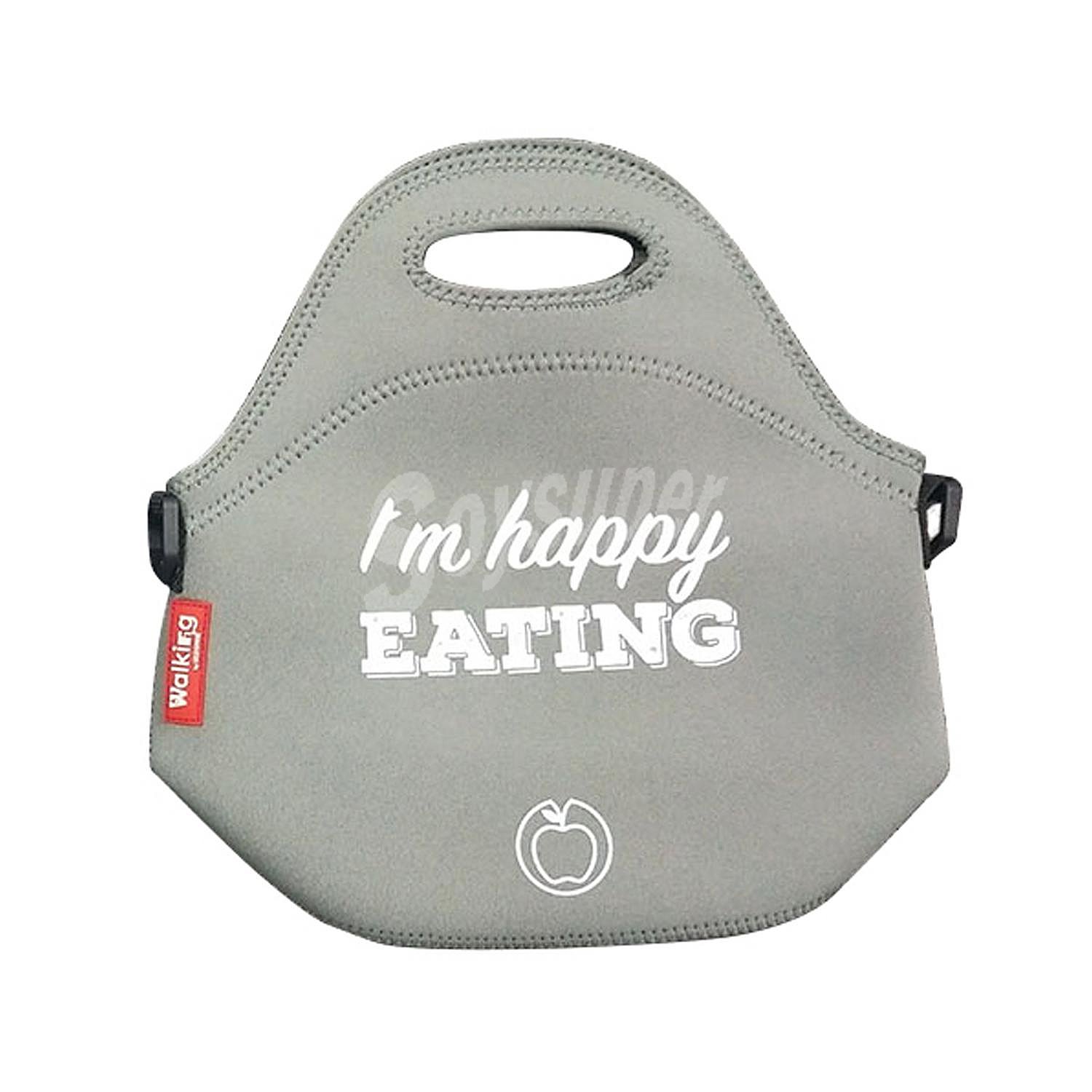 Bolsa de Alimentación de Neopreno bergner I M Eating 30x30x17 cm - Gris