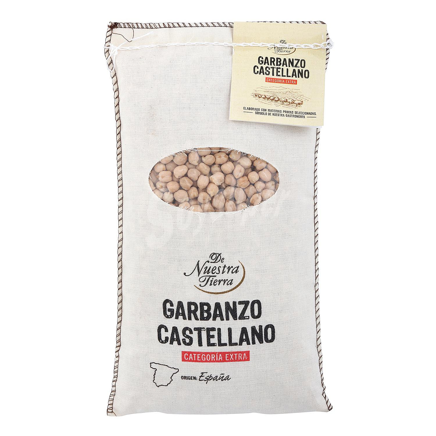 Garbanzo castellano categoría extra De Nuestra Tierra