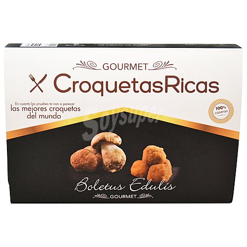 Croquetas ricas Croquetas 100% caseras, ultracongeladas y rellenas de Boletus Edulis croquetas ricas Gourmet