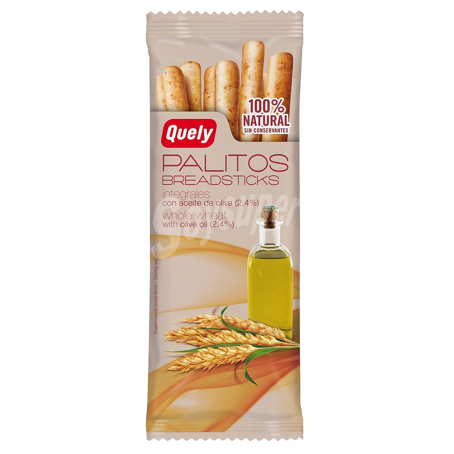 Palitos integrales con aceite de oliva