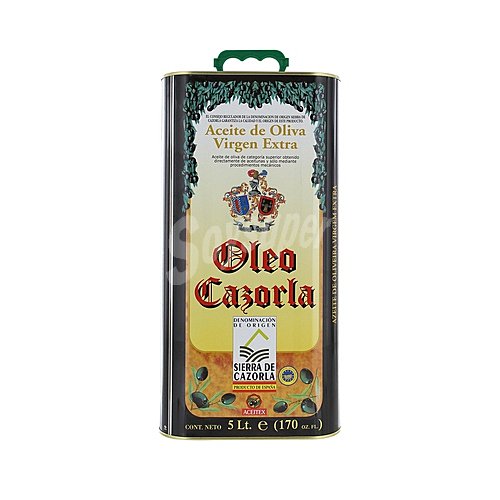 Oleo cazorla Aceite de oliva virgen extra,. Denominación de Origen Sierra de Cazorla oleo cazorla