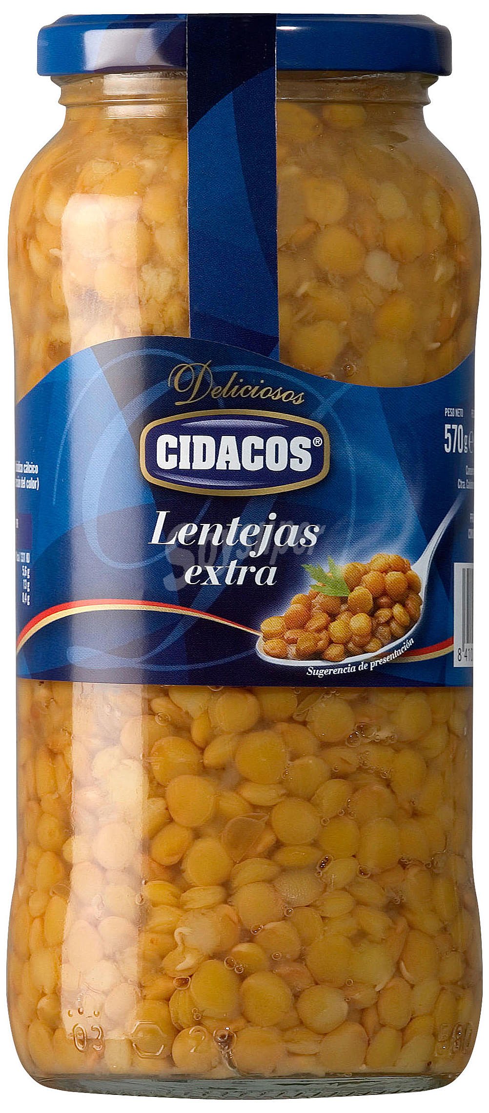 Lentejas extra cocidas