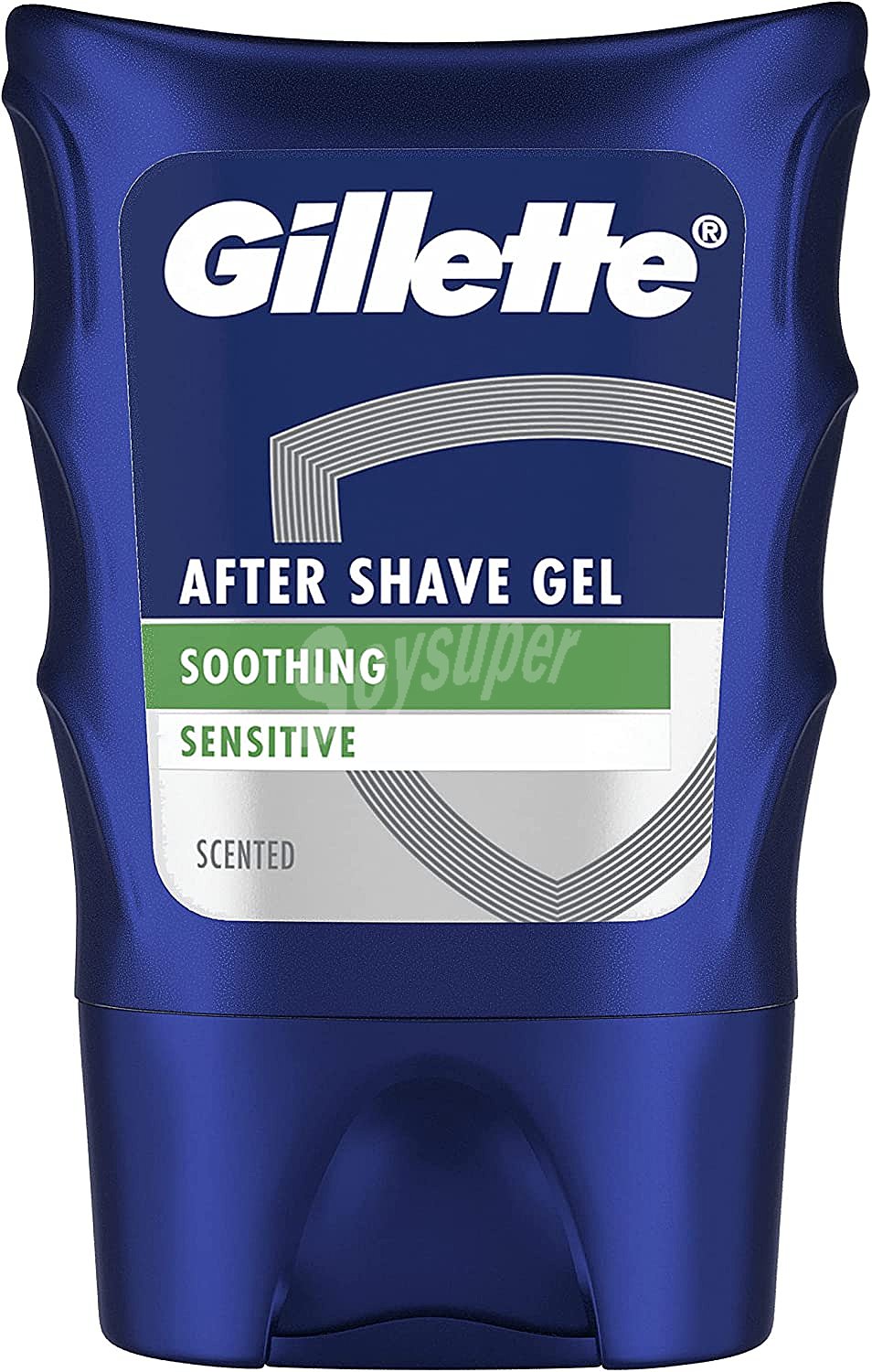 After shave con textura gel, para pieles sensibles gillette