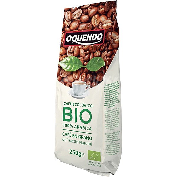 Café en grano de agricultura ecológica 100% arábica