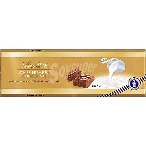 Chocolate suizo con leche premium Lindt