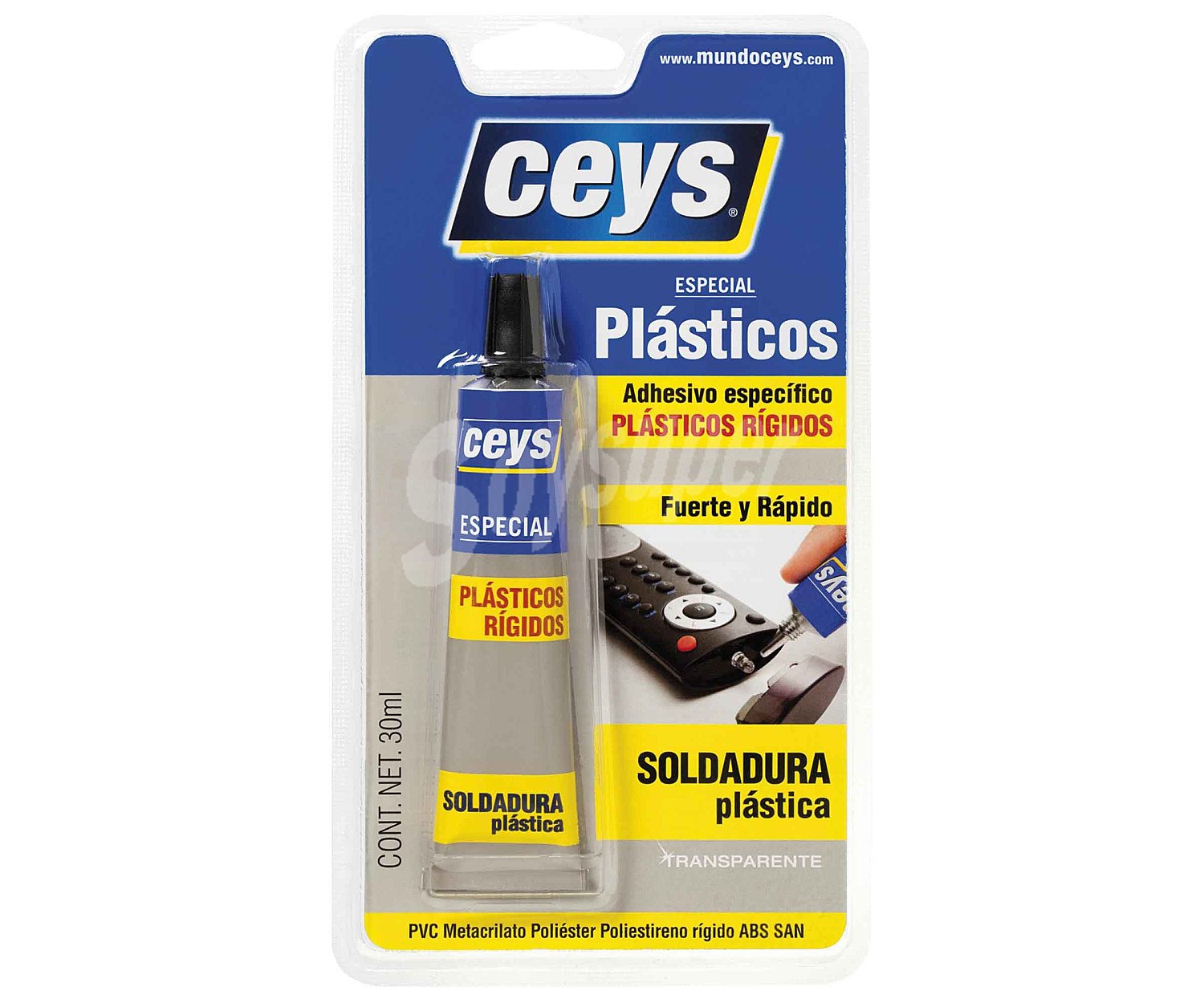 Adhesivo especial plásticos ceys