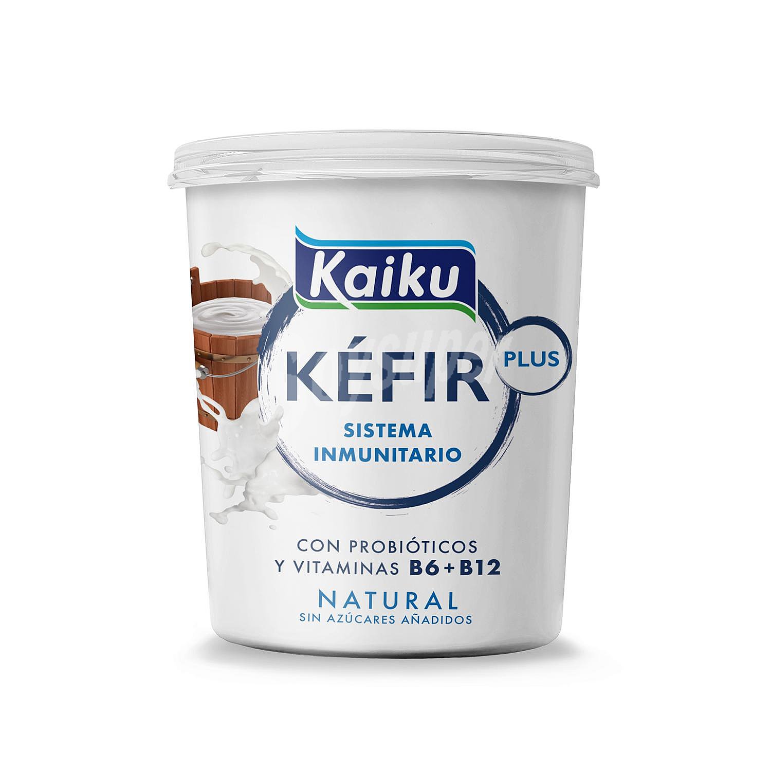 Kéfir natural sin azúcar añadido Kaiku