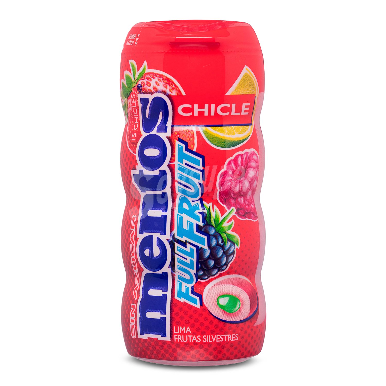 Chicles sabor frutas silvestres sin azúcar Mentos