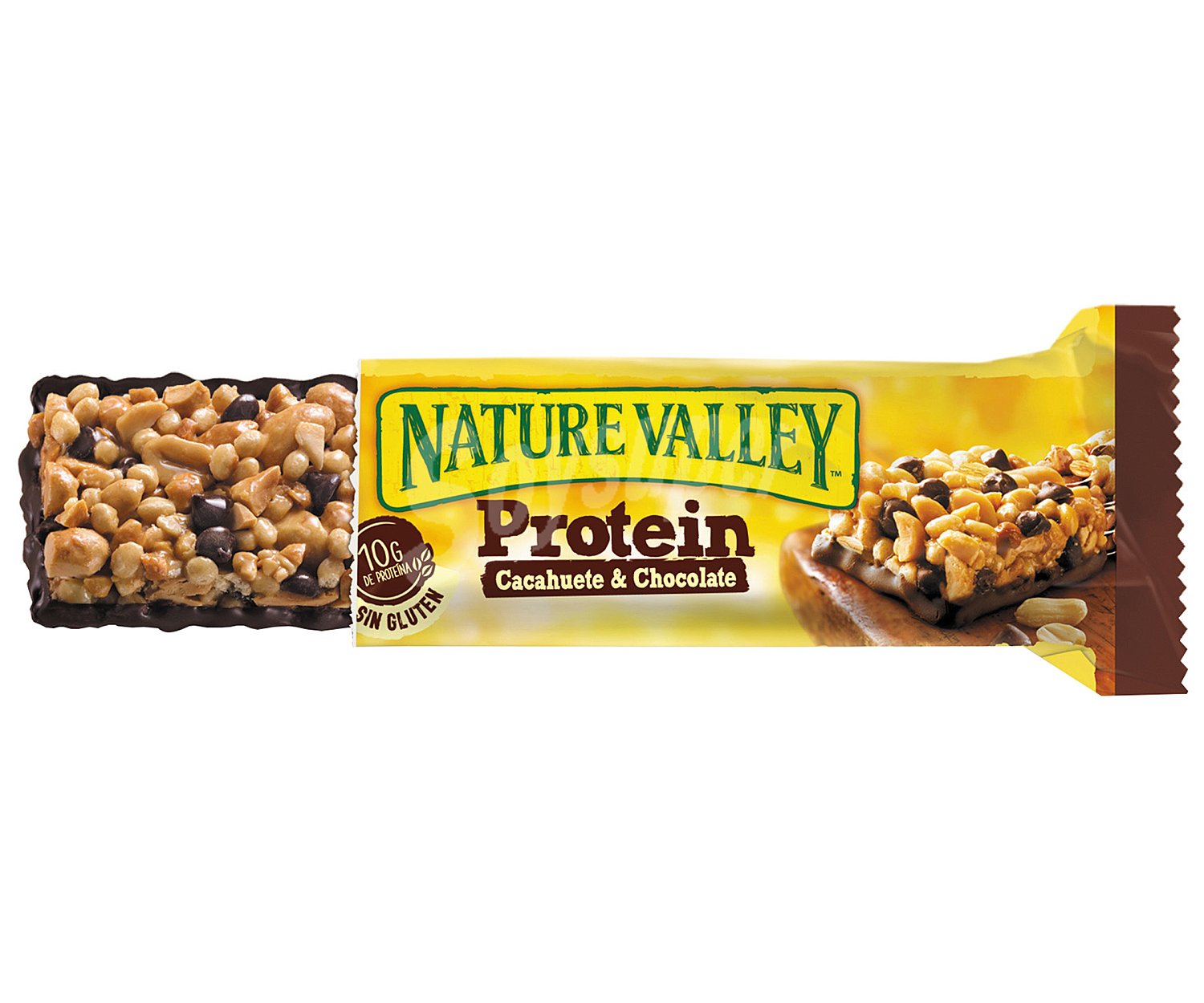 Nature valley Barritas de cereales cacahuete y chocolate protein nature valley