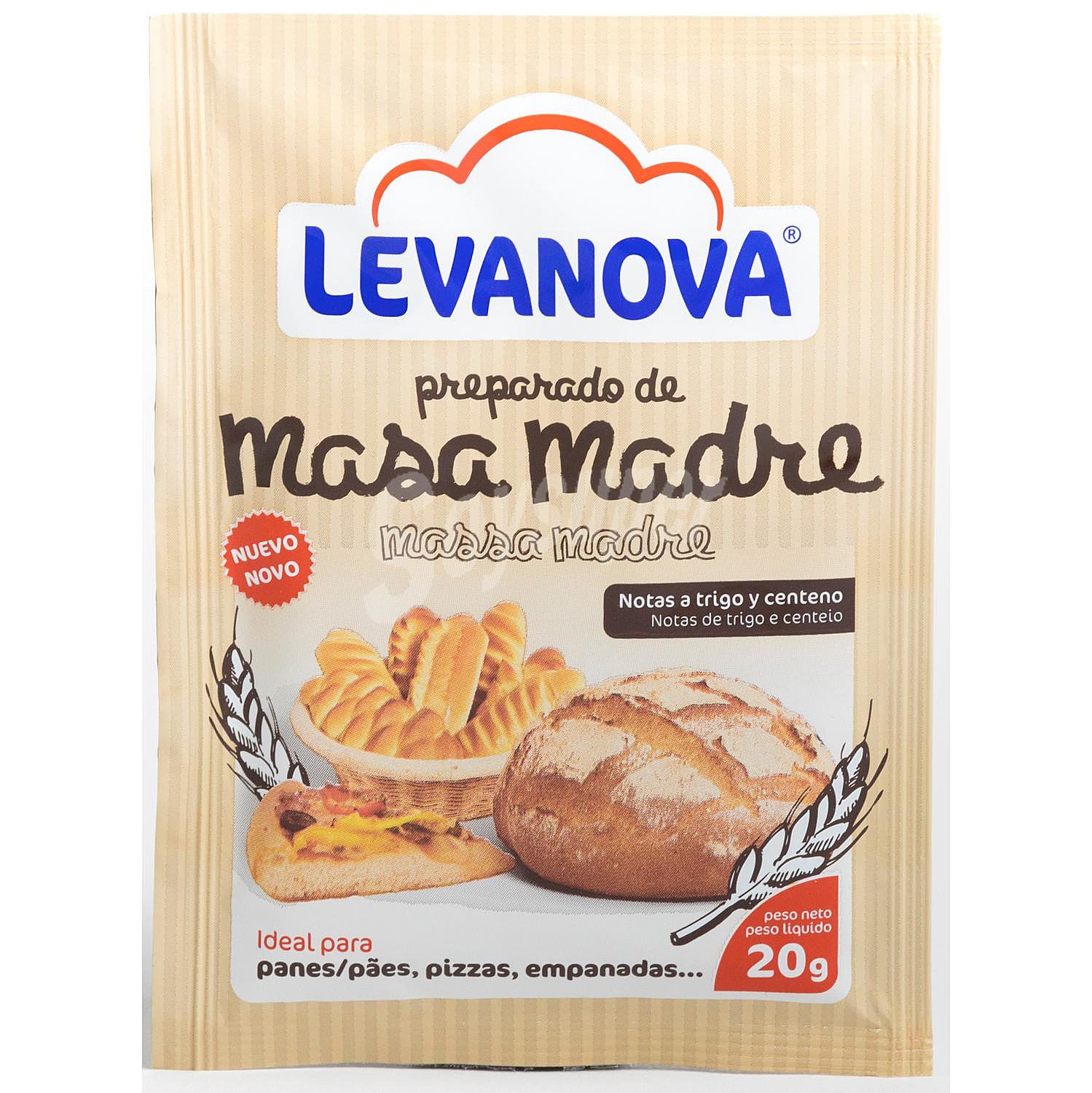 Preparado de levadura masa madre