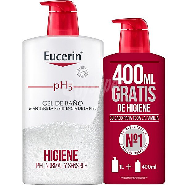 Gel de ducha pH5 para piel normal y sensible