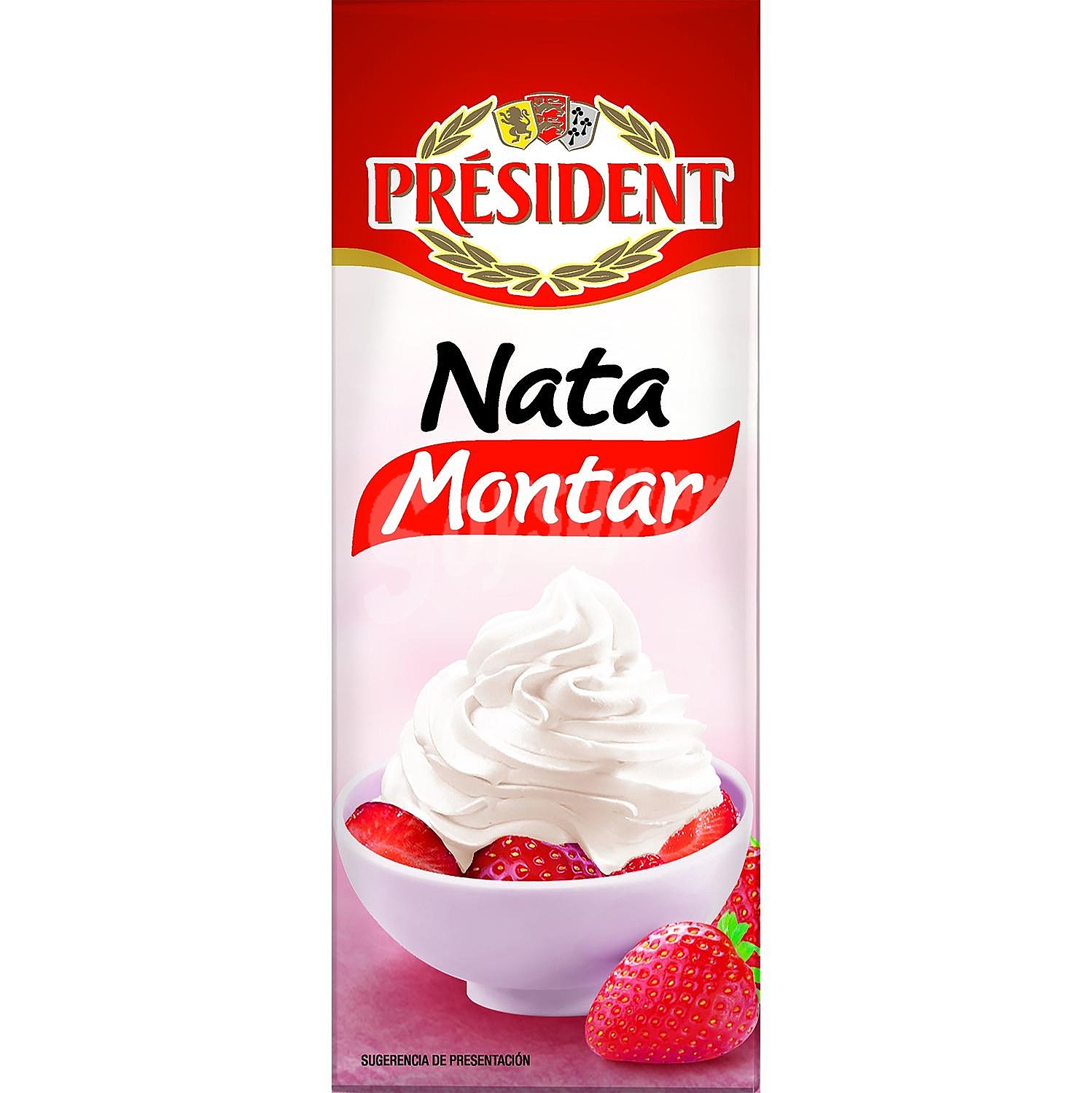 Nata para montar 35,1% materia grasa President