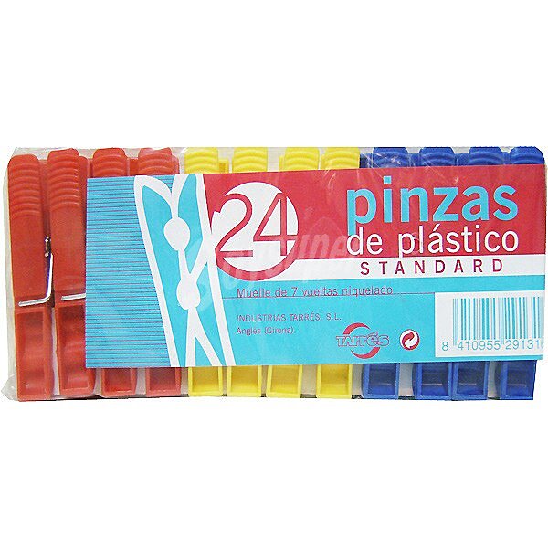 pinzas para la ropa de plástico Standard 