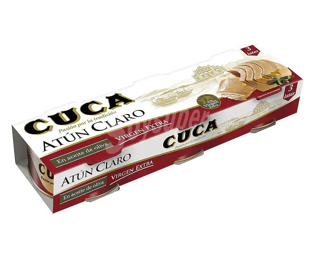 Cuca Atún claro en aceite de oliva virgen extra cuca