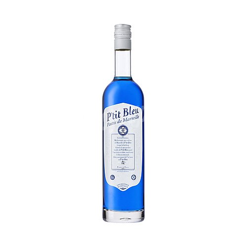 P´tit bleu Pastis de Marsella (anís con regaliz típico francés) p´tit bleu