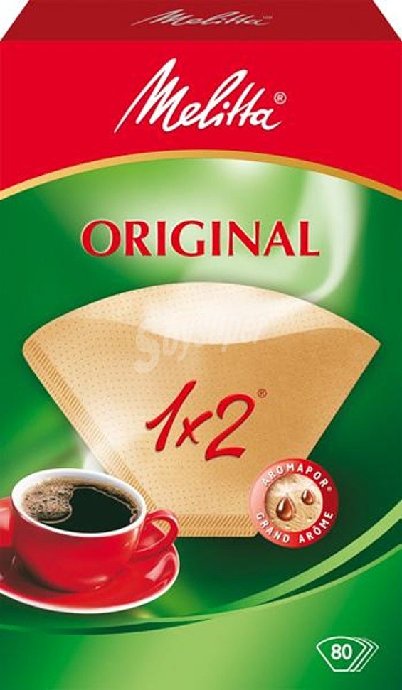 Filtros para cafetera, nº 1x2