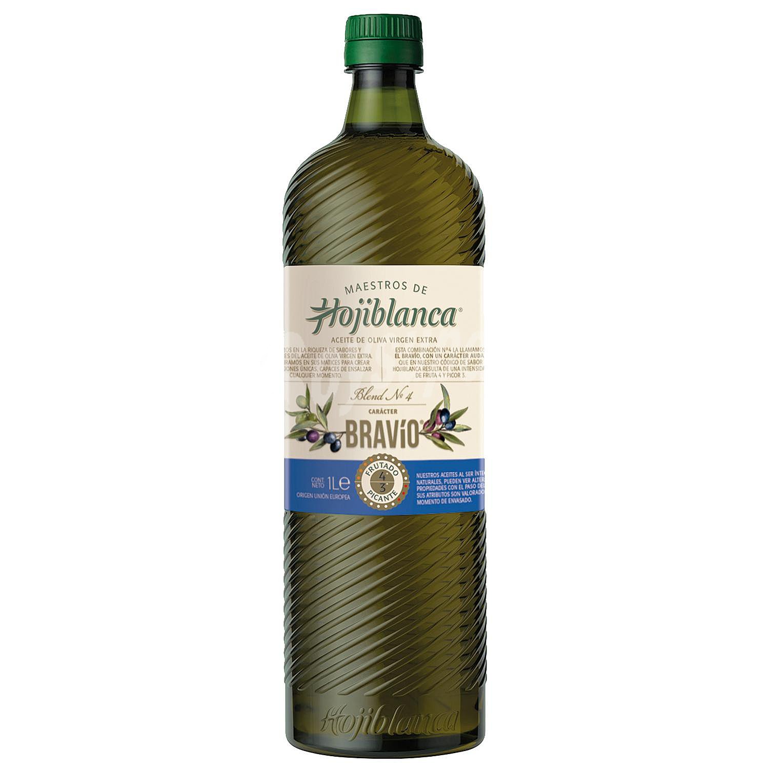 Aceite oliva virgen extra bravío hojiblanca