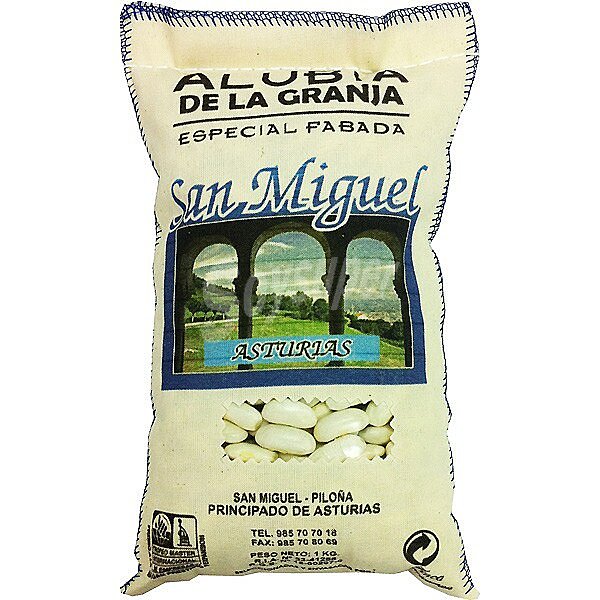 Alubia de La Granja especial fabada saco 1 kg