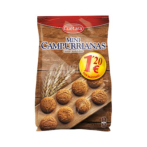 Galletas mini campurrianas de maíz cuétara