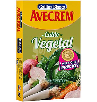 Caldo avecrem vegetal