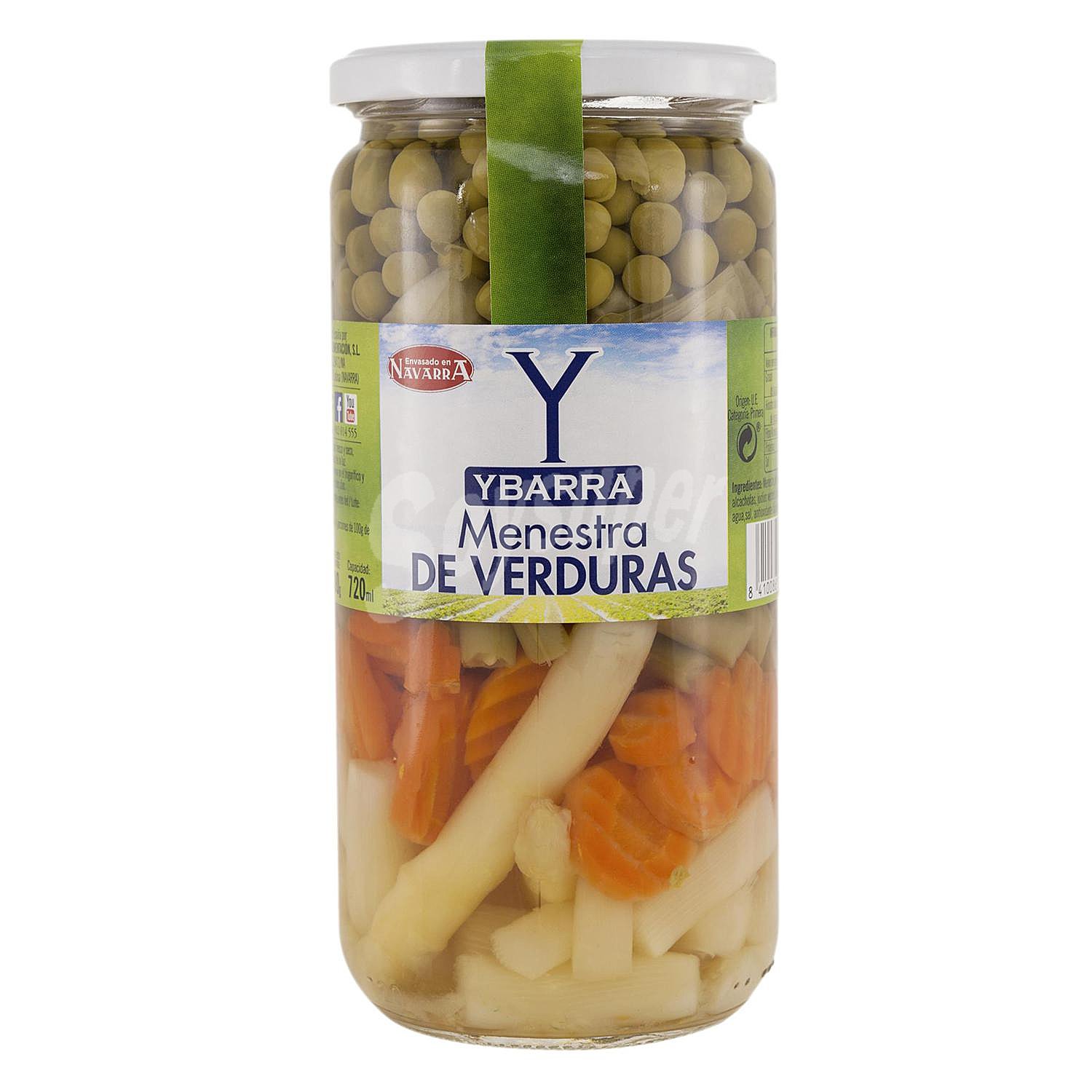 Menestra de verduras al natural