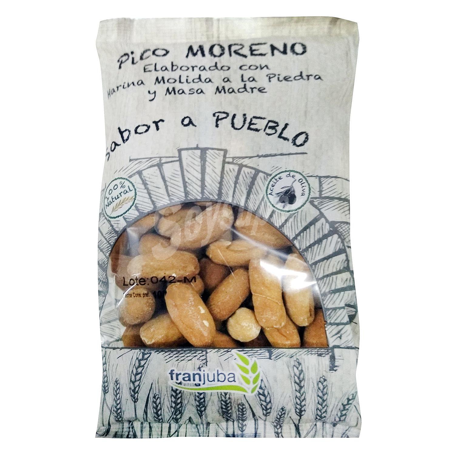 Picos morenos Sabor a Pueblo con aceite de oliva con harina molida a la piedra y masa madre