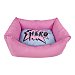 Cama para perros y gatos Hero rosa 63x51x21 cm