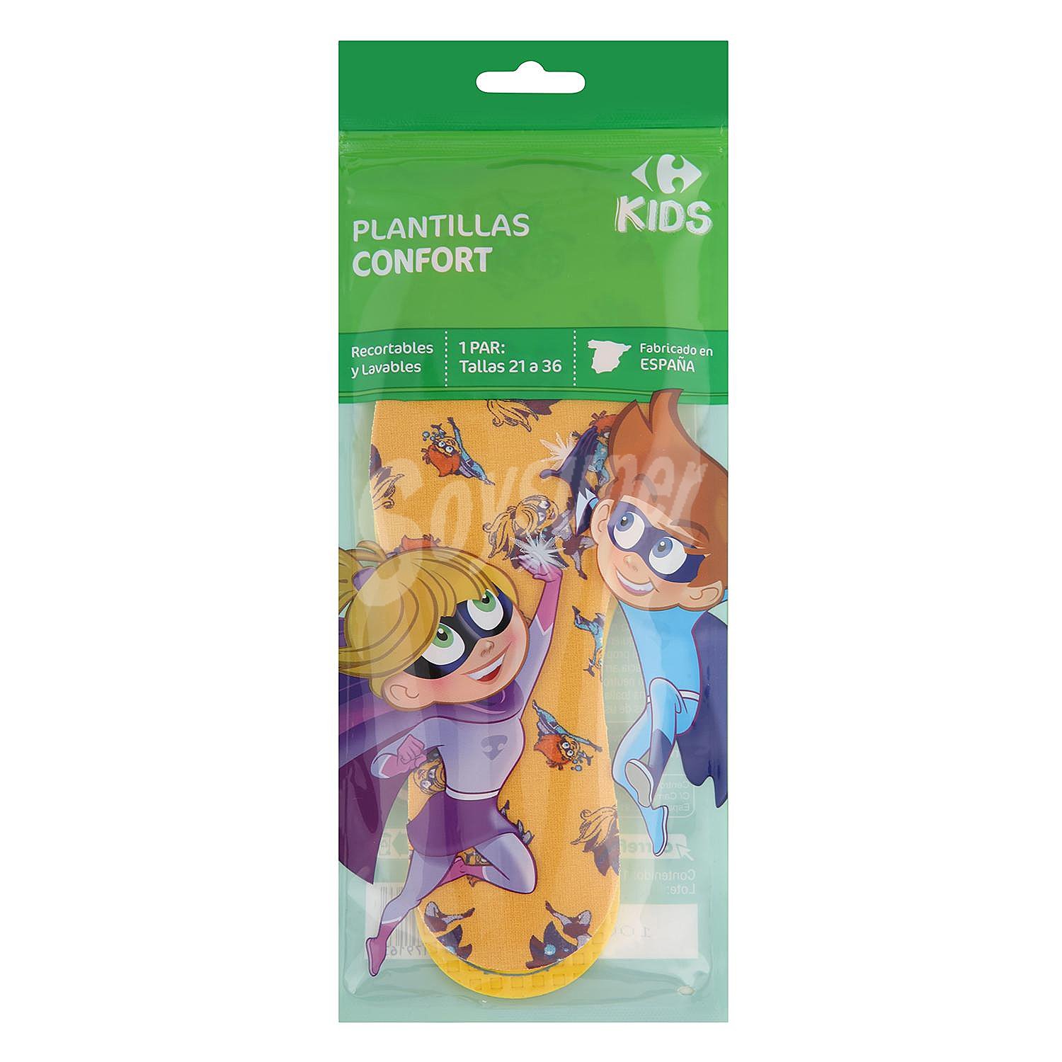 Plantillas confort Carrefour Kids 1 par