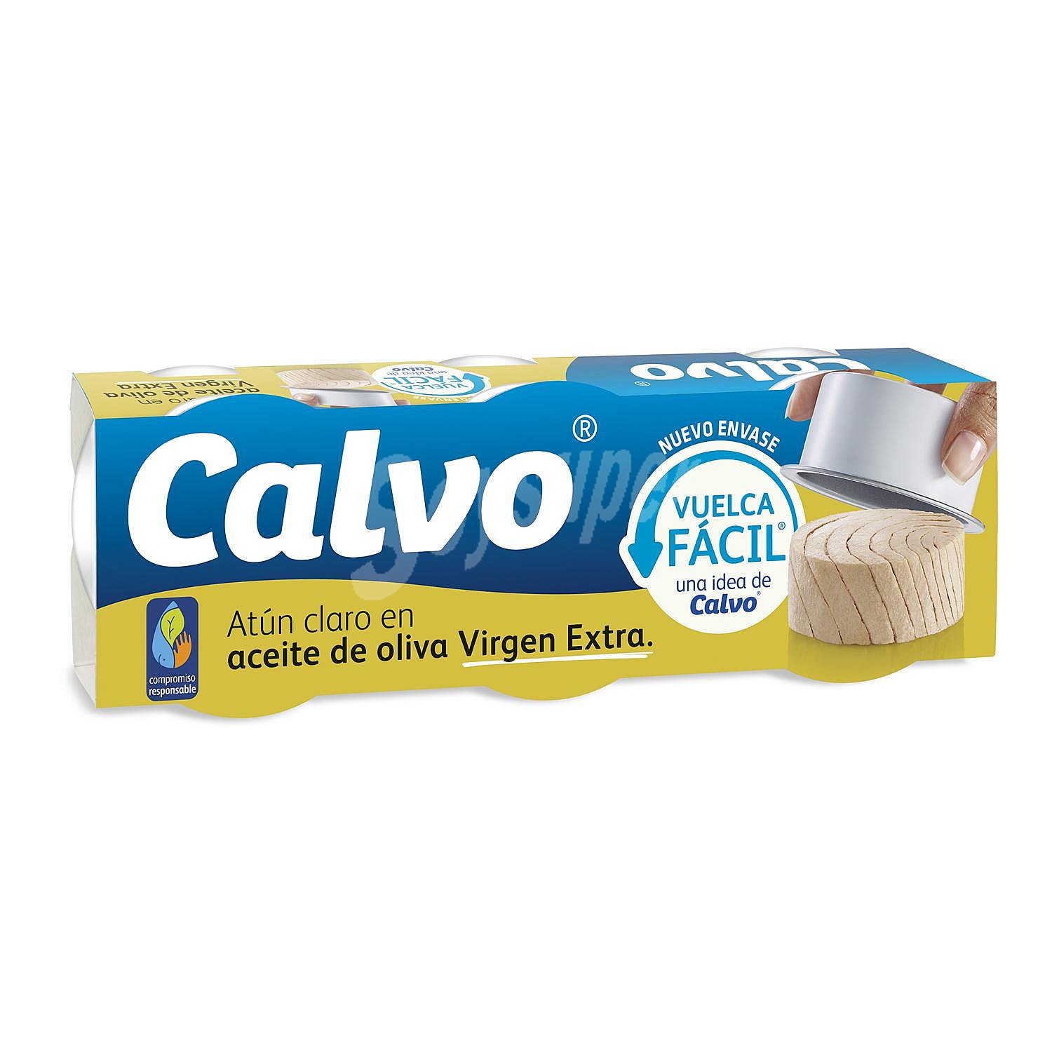 Atún claro en aceite de oliva virgen extra Calvo