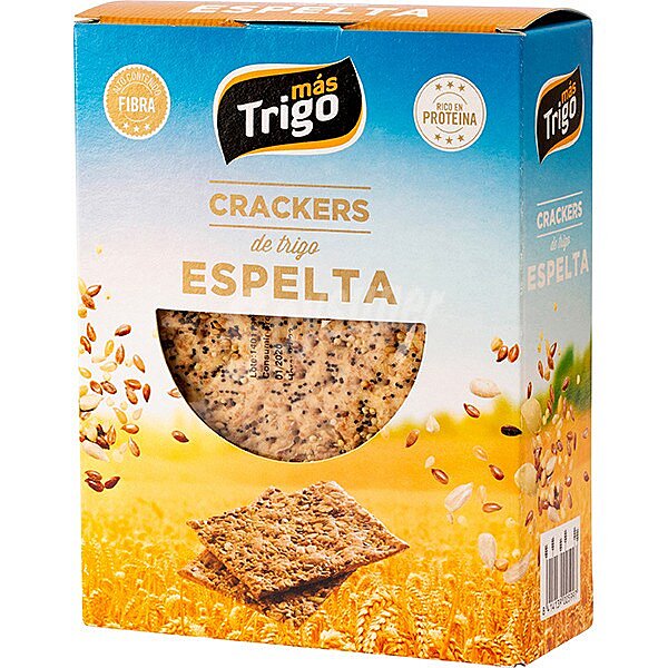 Crackers de trigo con espelta