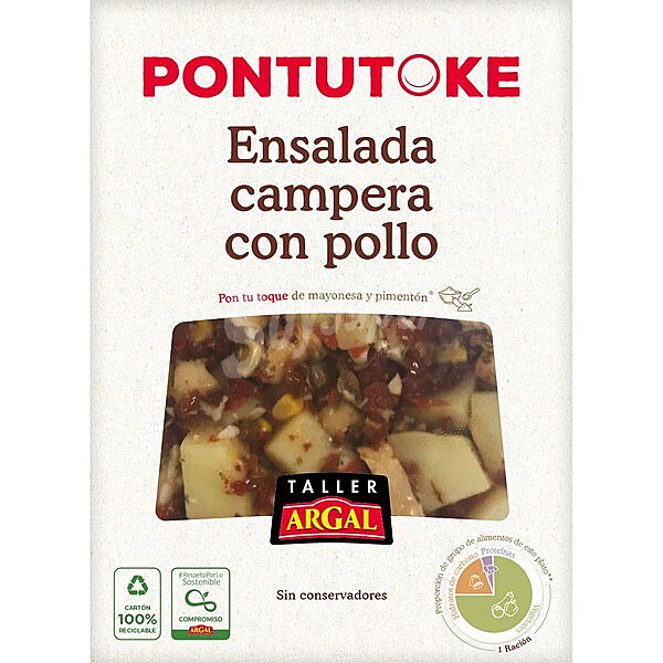 Ensalada campera de pollo