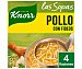 Sopa de pollo con fideos knorr