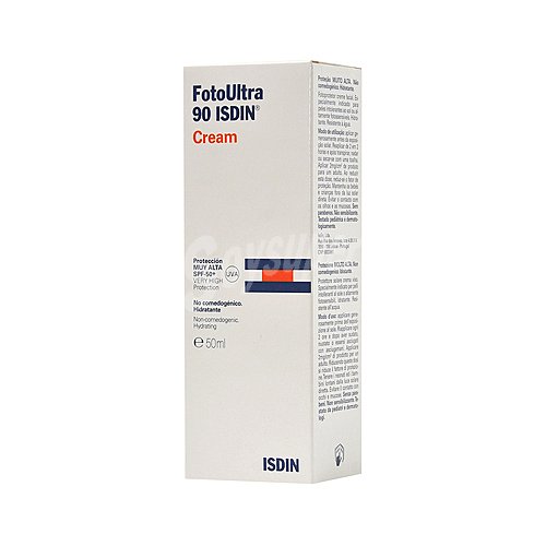 Isdin Protector solar especial para pieles intolerantes y con factor de protección 50+ (muy alto) isdin Ultra 90