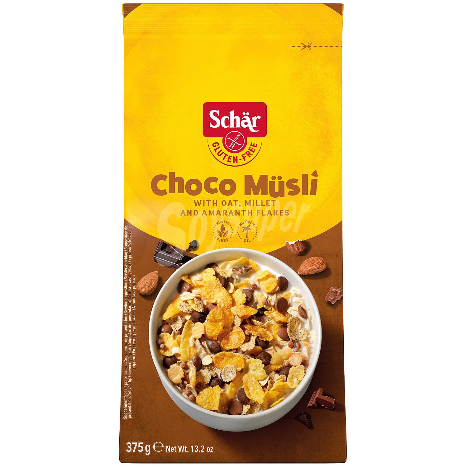 Cereales choco muesli Schär sin gluten