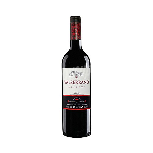 Valserrano Vino tinto reserva con D.O. Ca. Rioja valserrano