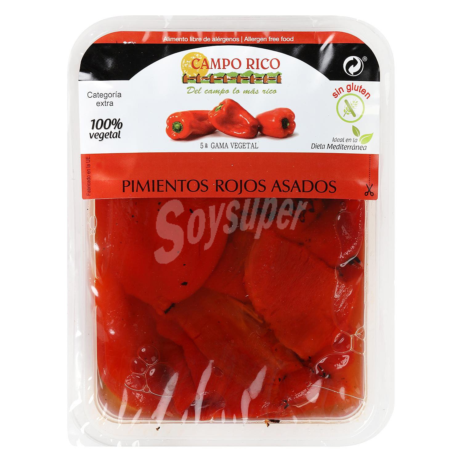 Pimiento rojos asados enteros