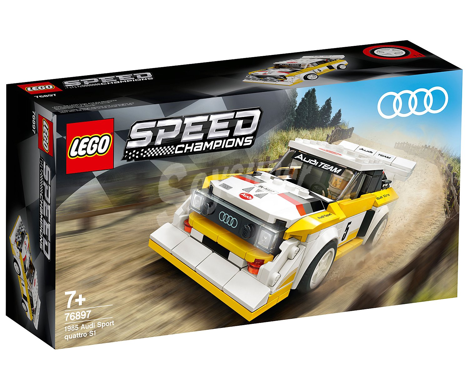 Juego de construcciones 1985 Audi Sport quattro S1 con 250 piezas Speed Champions 76897