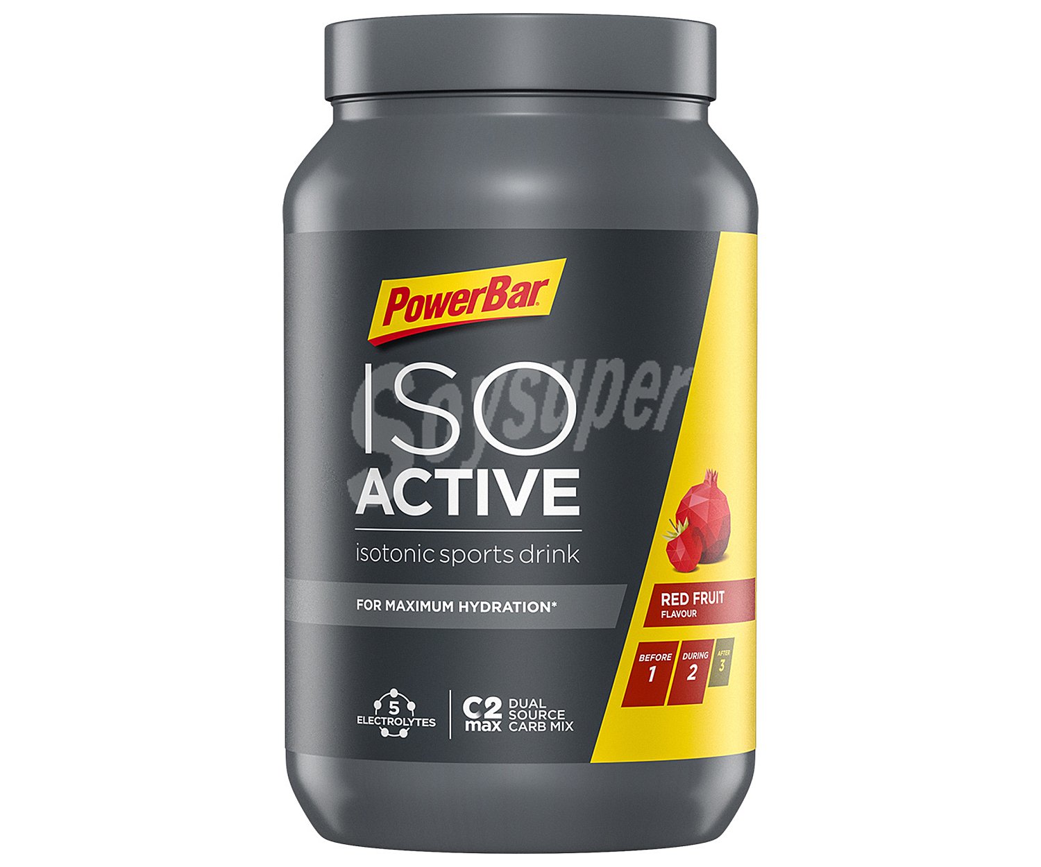 Isotónico de fresa powervbar ISO active