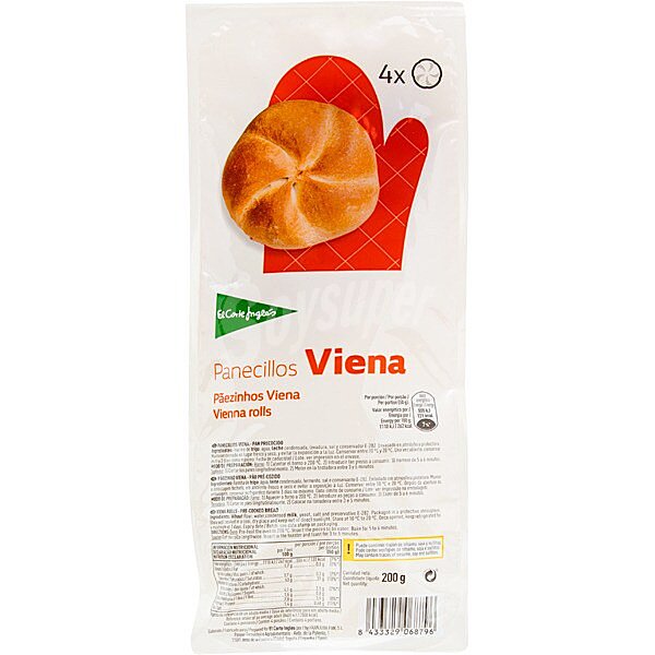 Panecillos Viena envase 200 g