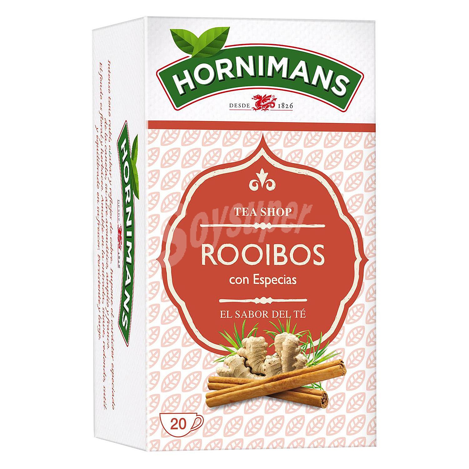 Infusión de rooibos con especias hornimans