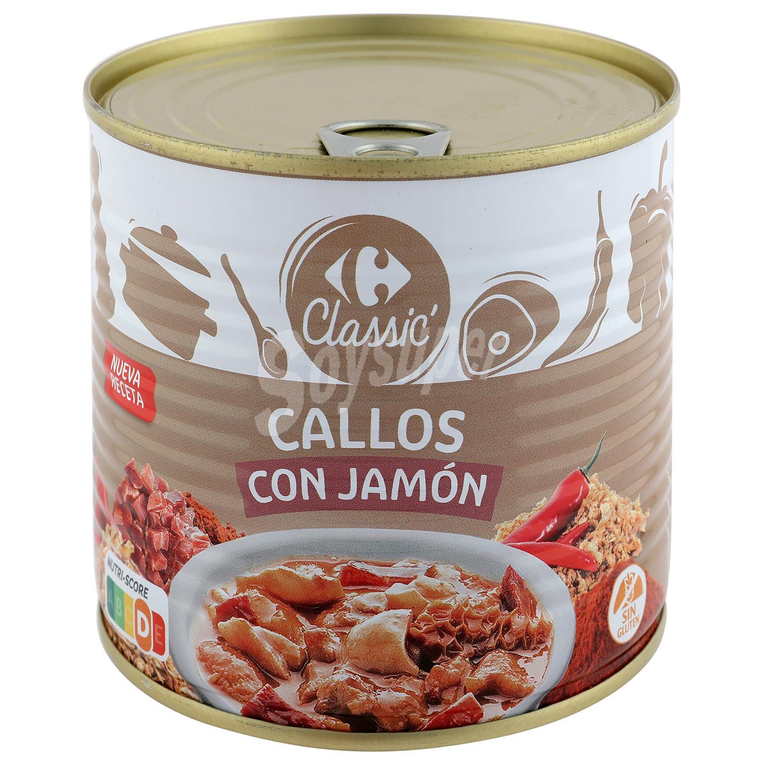 Callos con jamón Classic Carrefour sin gluten