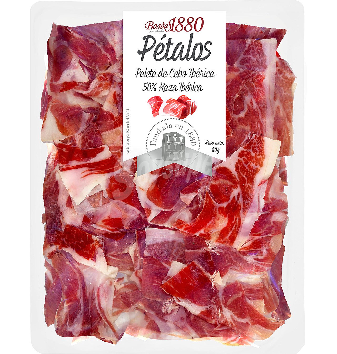 Paleta de cebo 50%IBÉRICA boadas