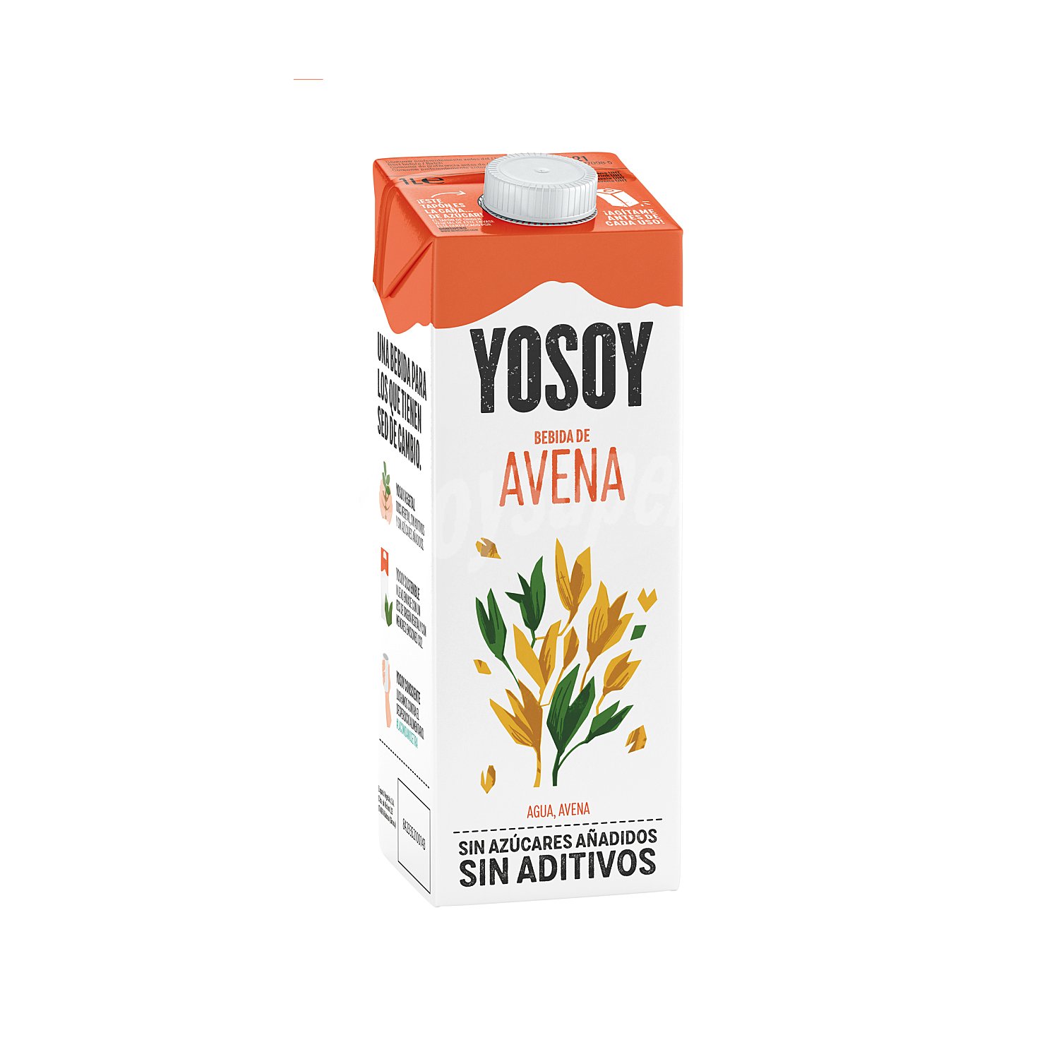 Bebida de avena envase 1 lt