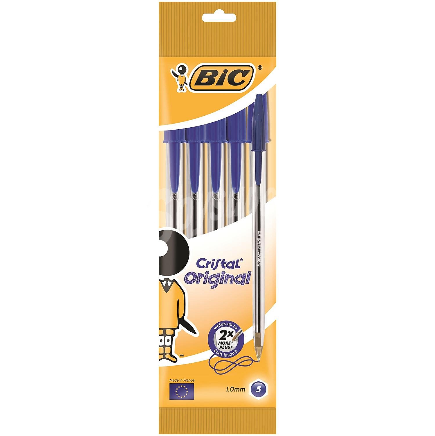 Bolígrafos Bic Cristal Azul