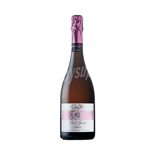 Cavas hill Cava brut rosado, elaborado en Catalunya cavas hill Panot Gaudó coral