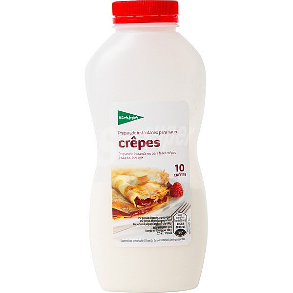 preparado instantáneo para hacer crepes