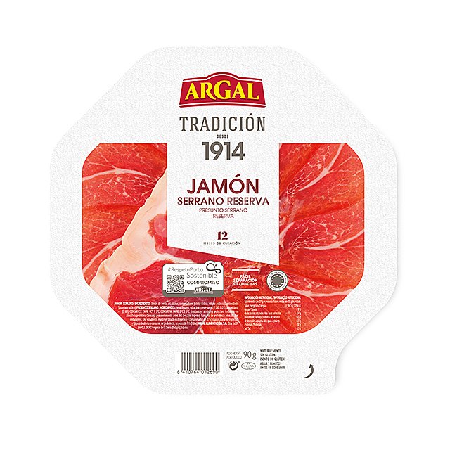 Plato de jamón serrano