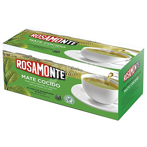 Rosamonte Yerba mate cocido rosamonte 25 filtros