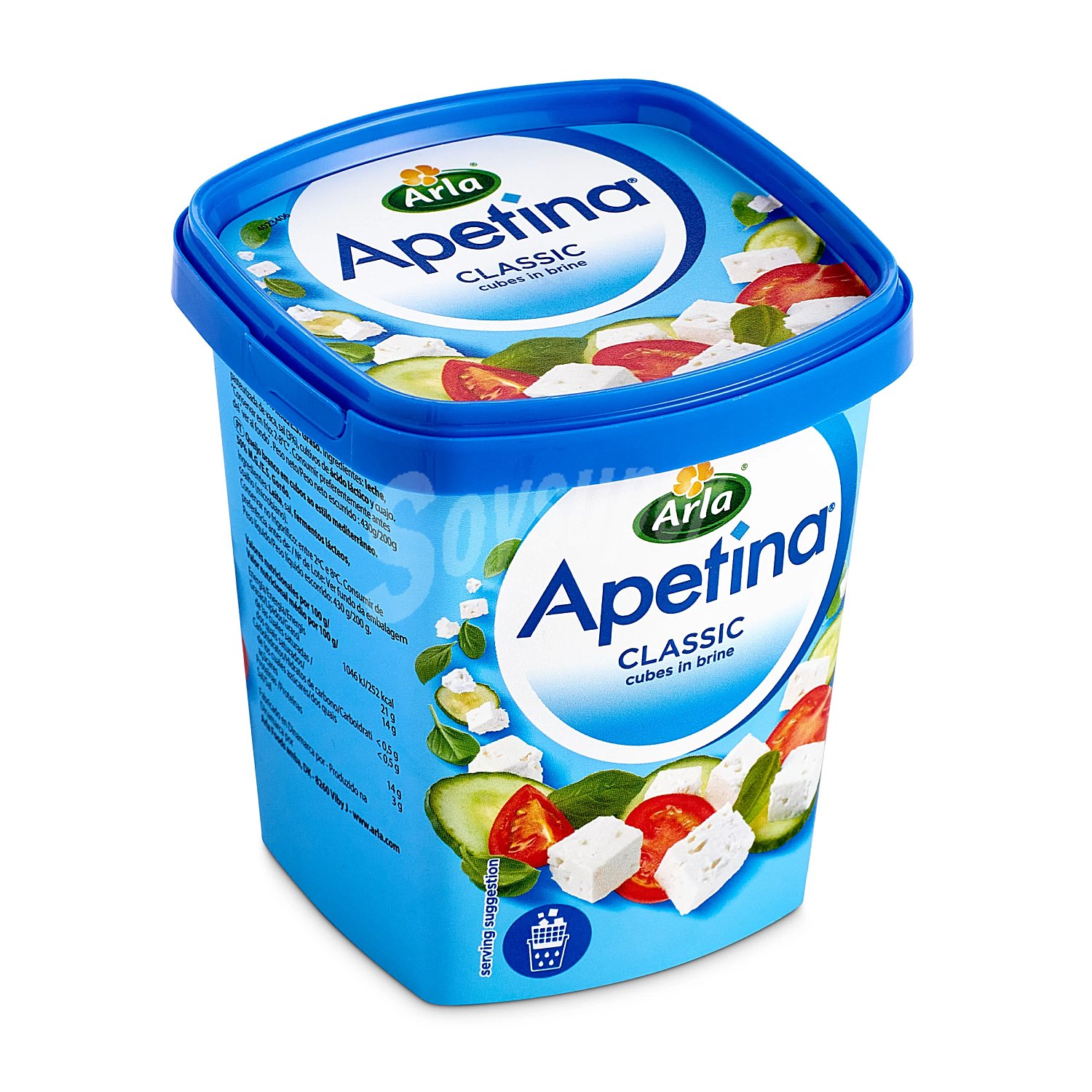 Apetina queso blanco dados en salmuera Arla